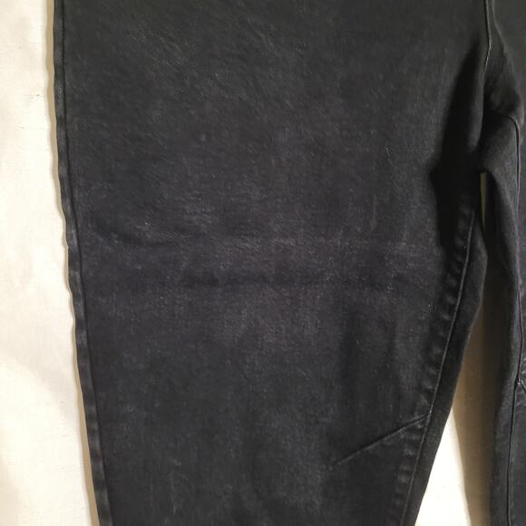 Terra & Sky Women's Plus Size 22W Black Paperbag Waist Jeans - Picture 8 of 15